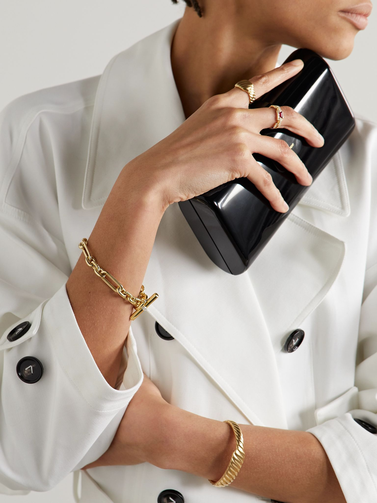 Lexington 18-karat gold diamond bracelet Gold - 4