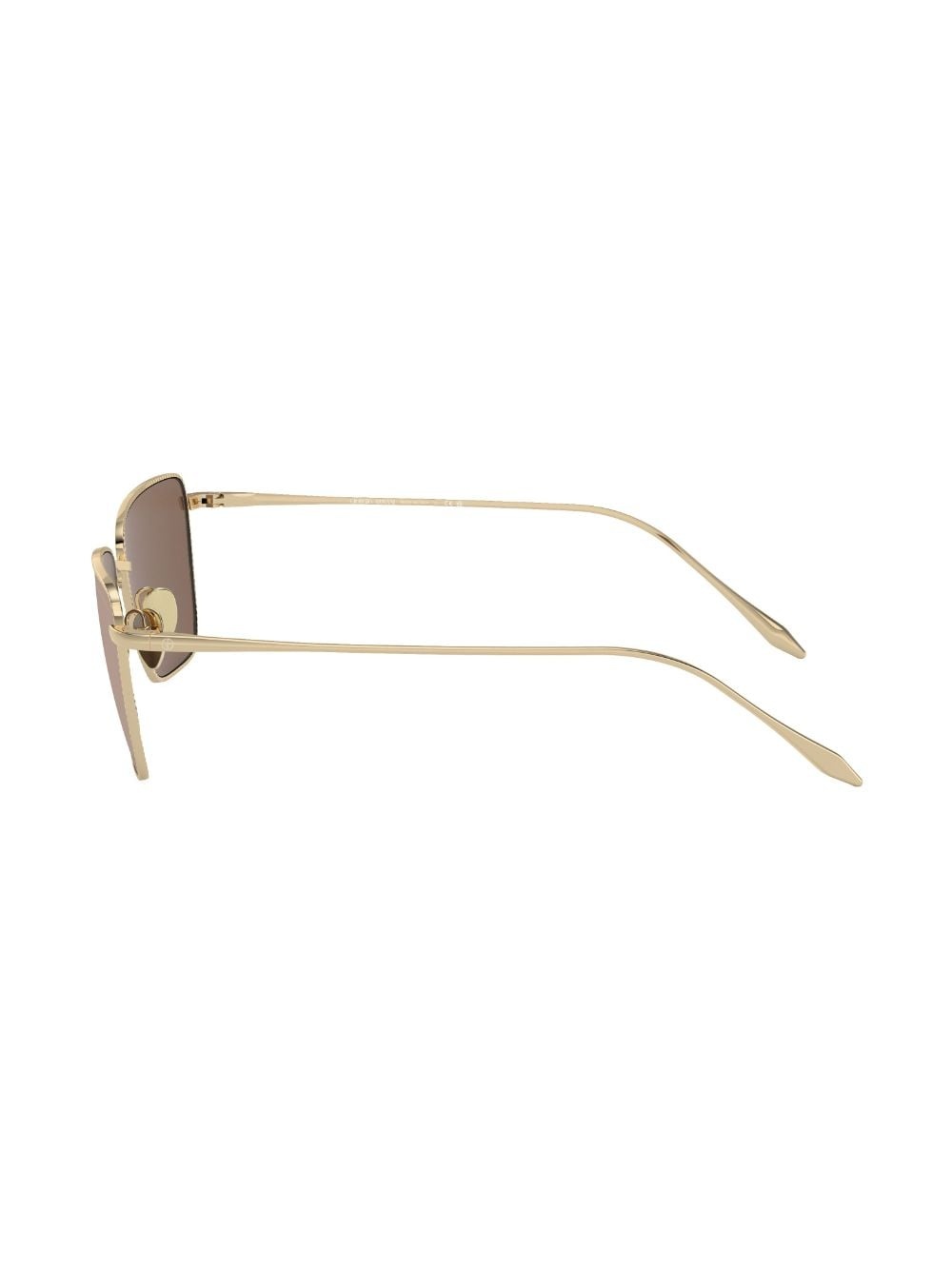 tinted-lens rectangle-frame sunglasses - 3
