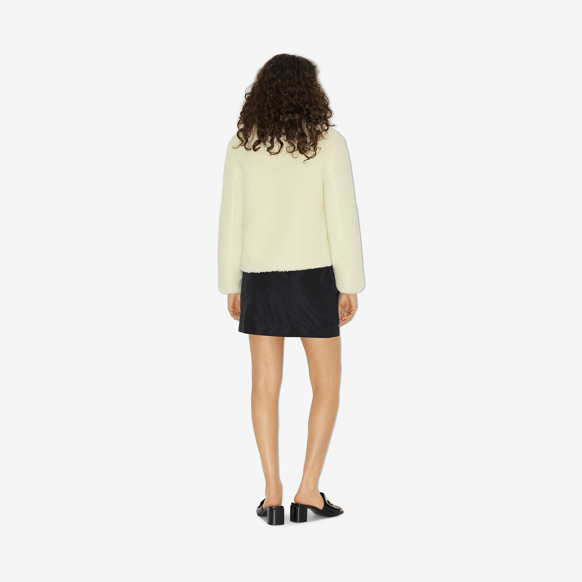 Embroidered EKD Fleece Hooded Jacket - 5