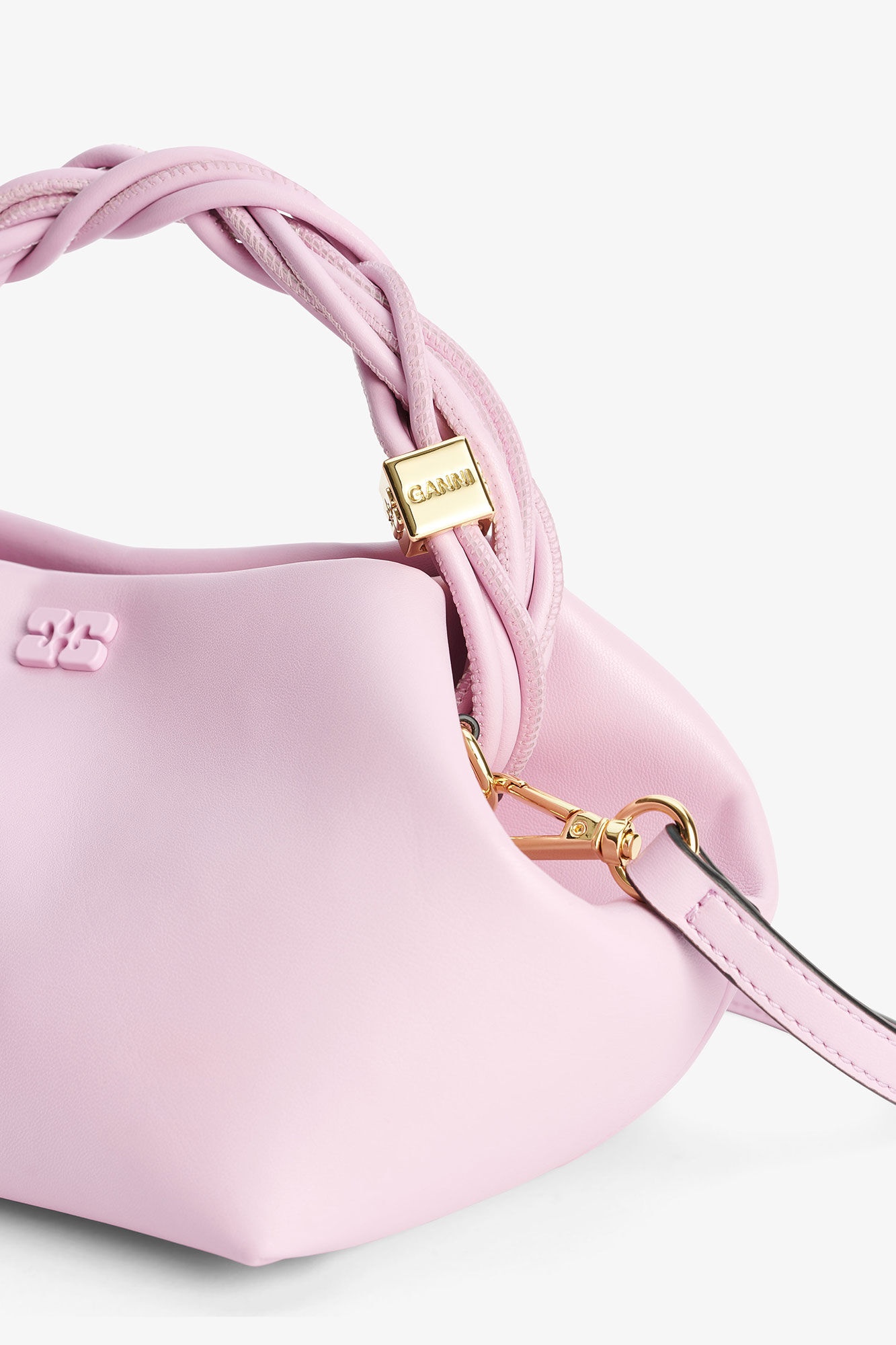 LIGHT PINK SMALL GANNI BOU BAG - 2