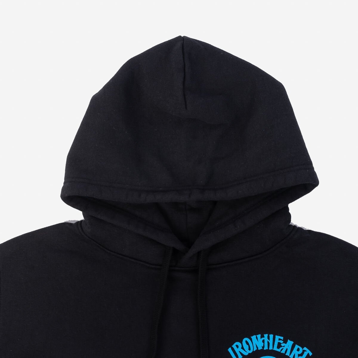 IHSW-59-BLK Printed 14oz Ultra Heavyweight Loopwheel Cotton Hoodie - Black - 7