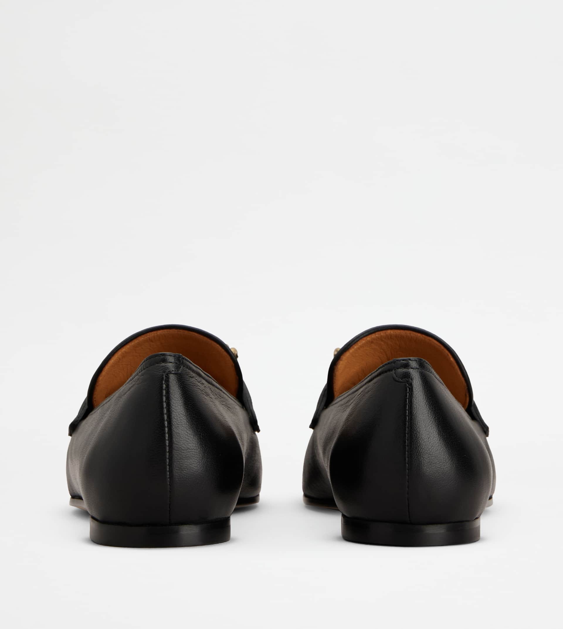 LOAFERS IN LEATHER - BLACK - 3