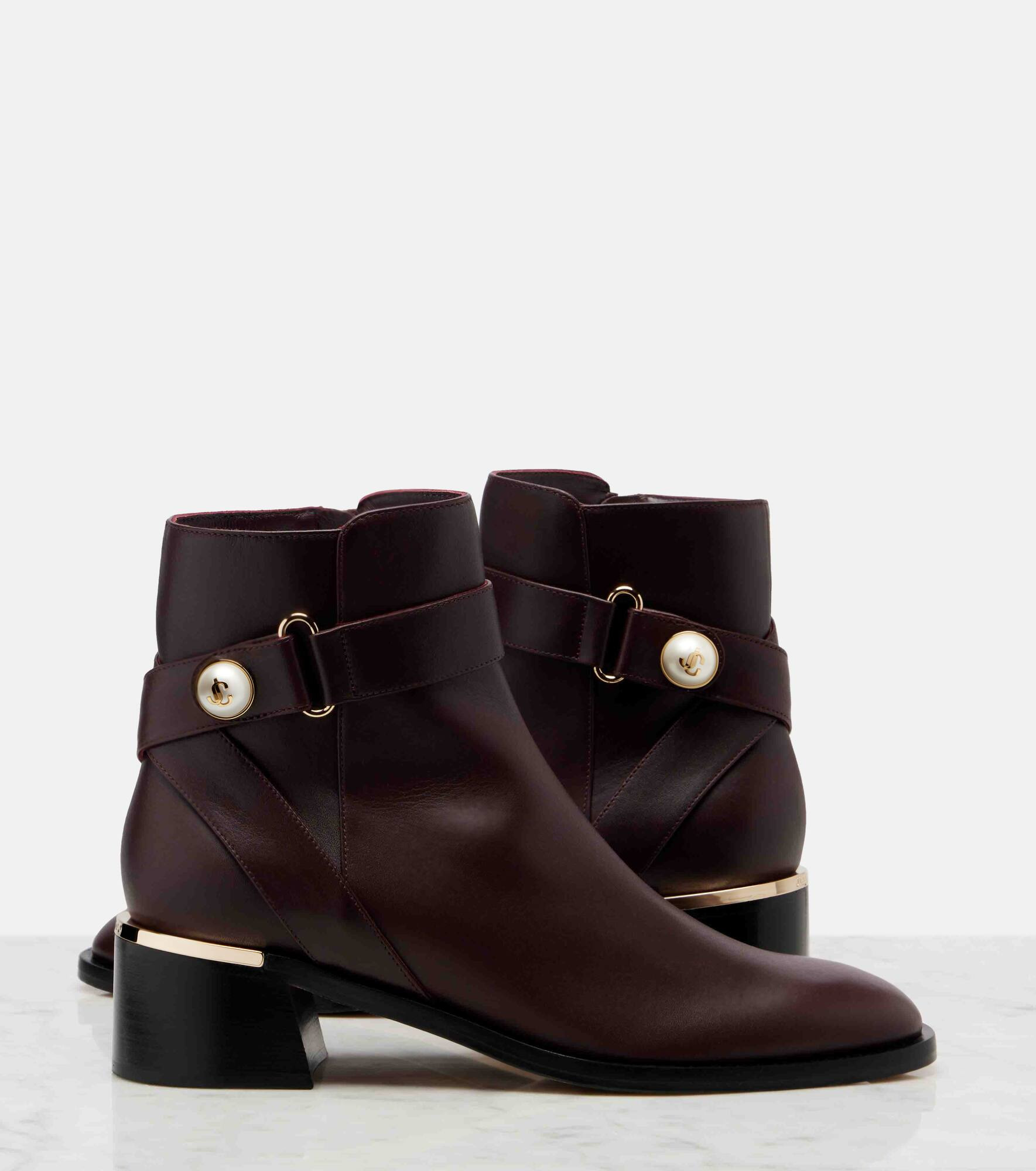 Noor 45 embellished leather ankle boots - 5