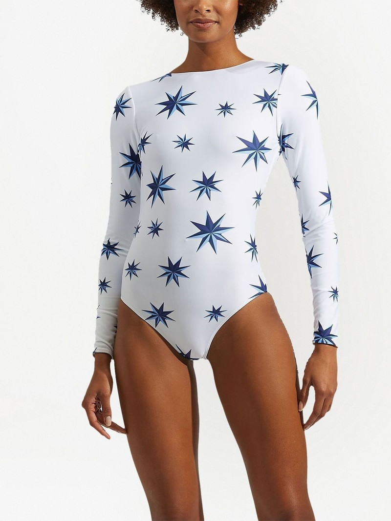 Lakshmi star-print surf suit 3