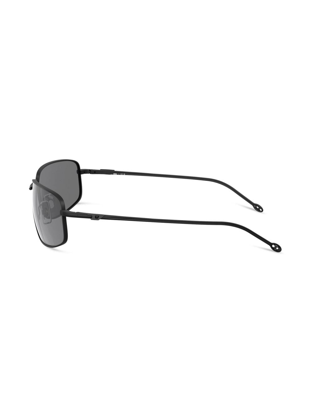 logo-plaque rectangle-frame sunglasses - 2