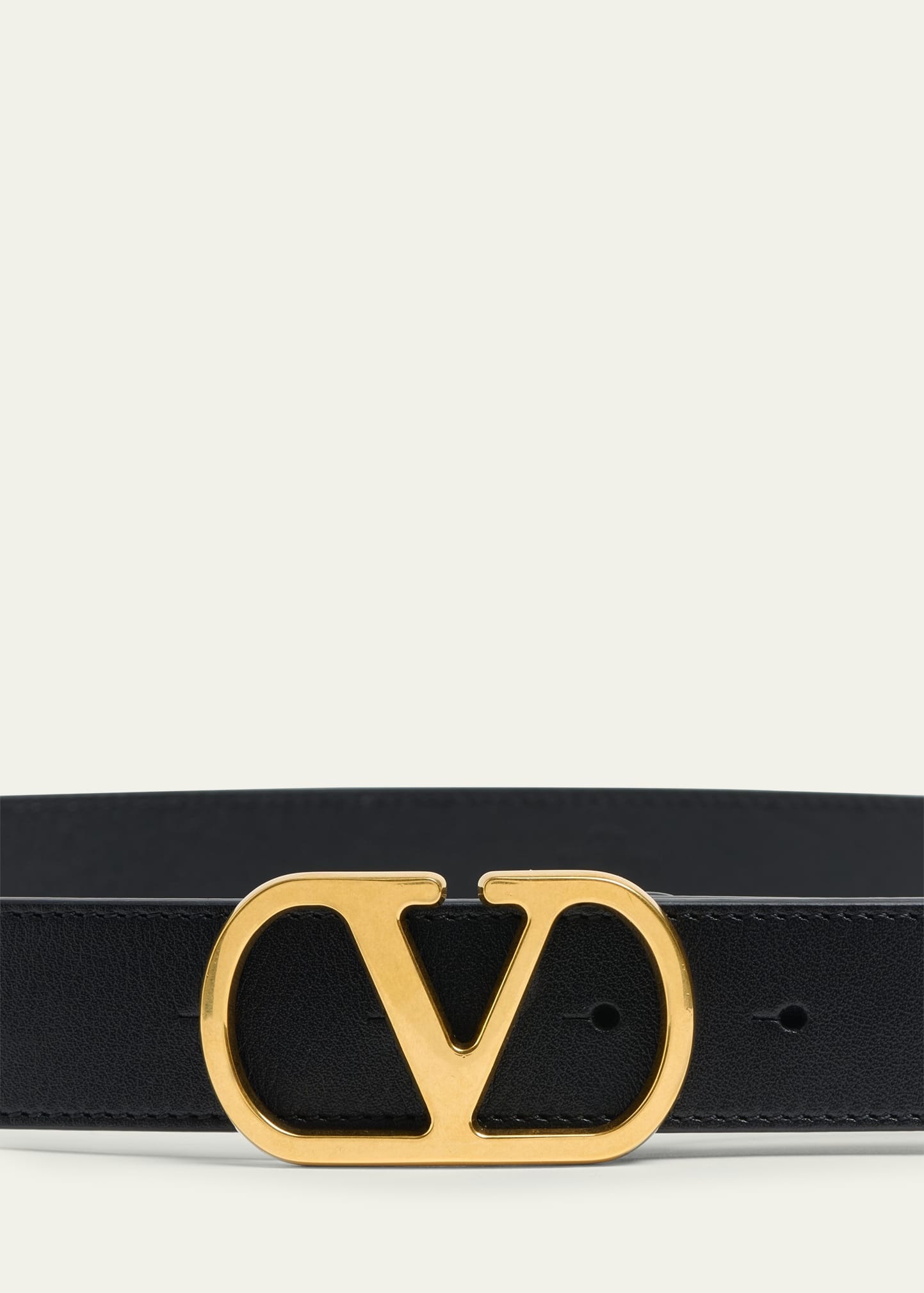 VLOGO Signature Leather Belt - 3