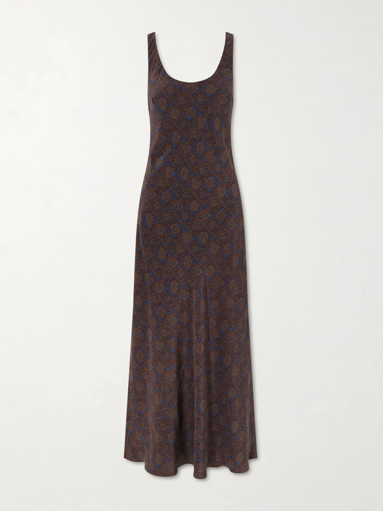 Printed Silk-crepe Maxi Dress - 1
