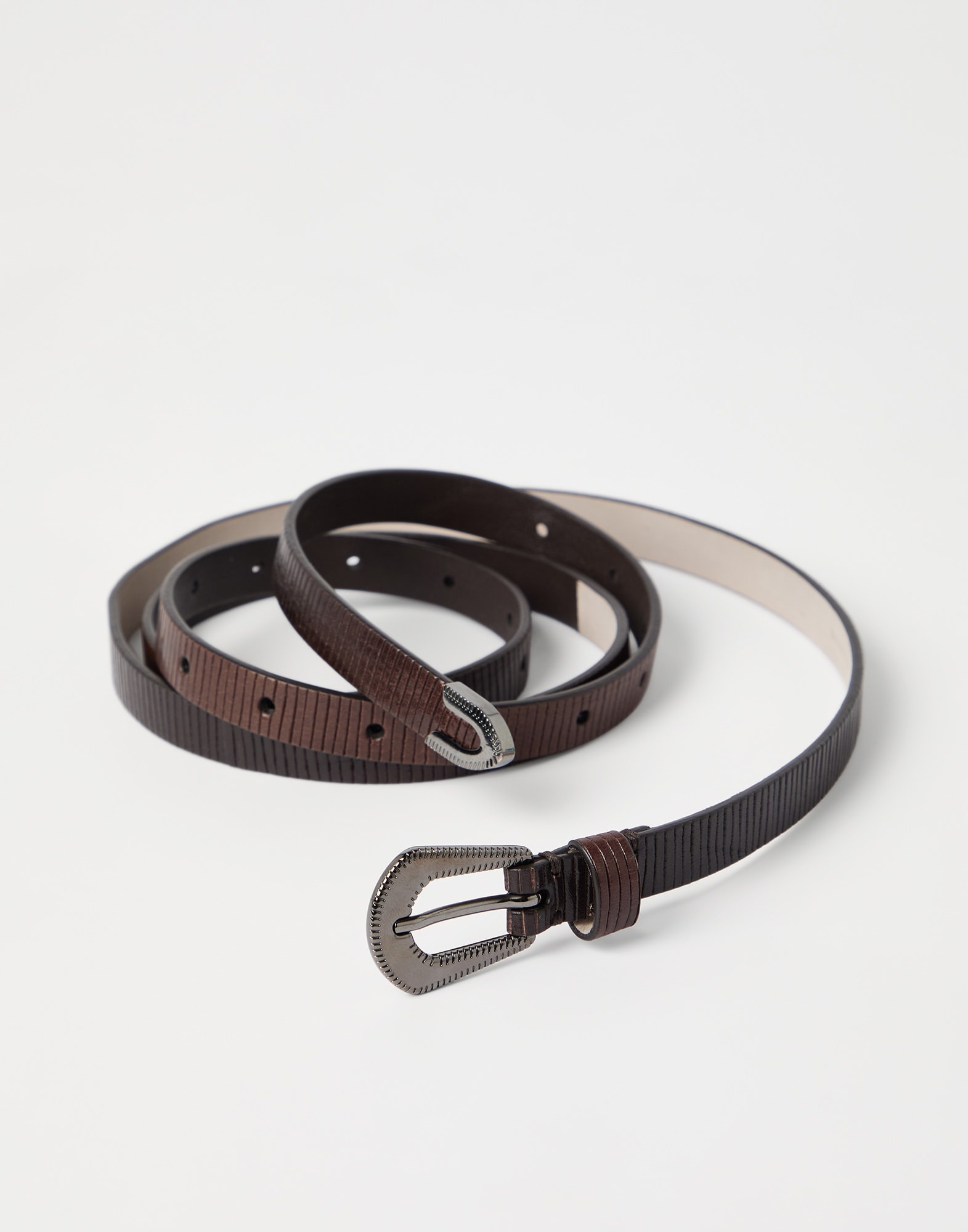 Carved leather belt - 2