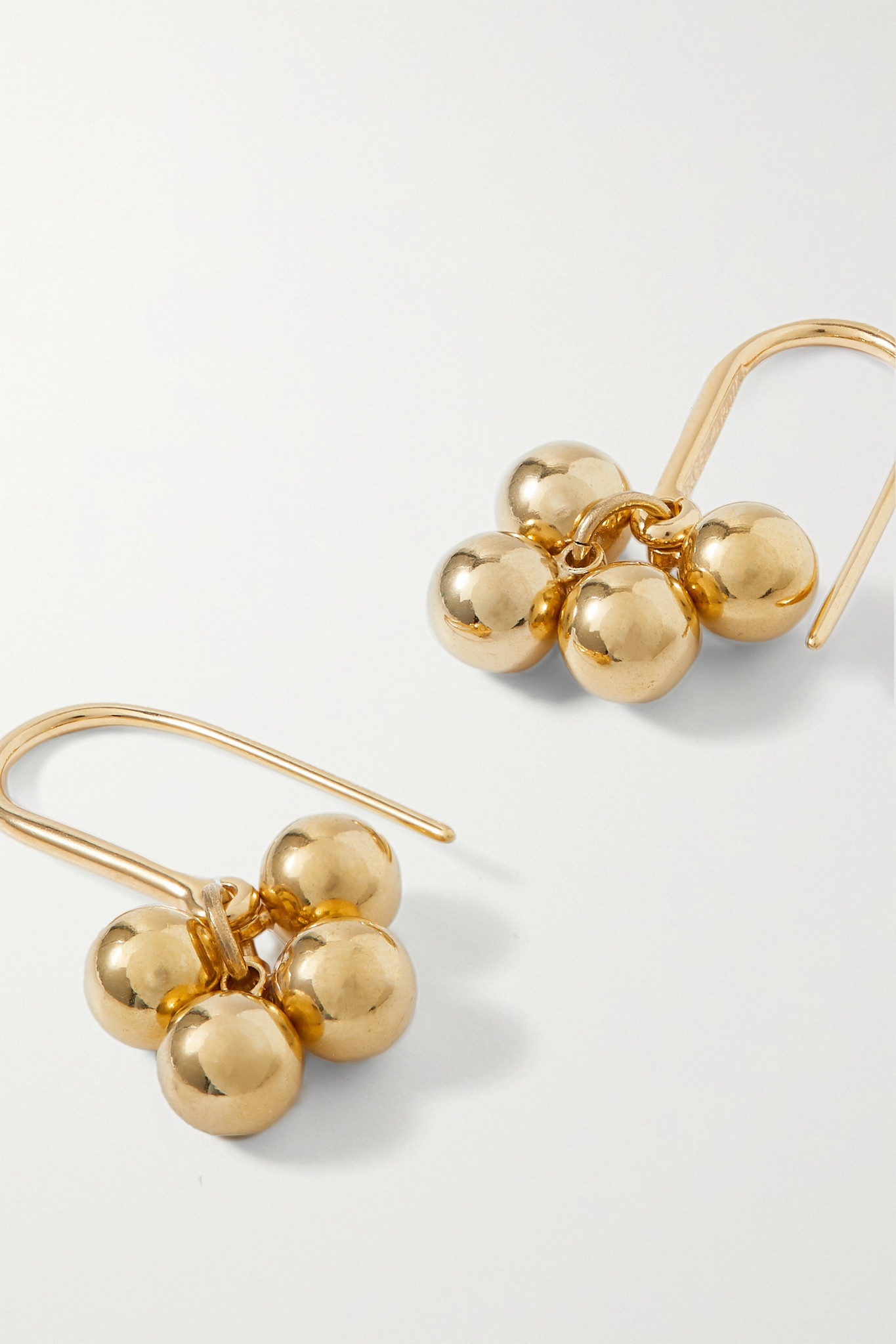 Gold-tone earrings - 4