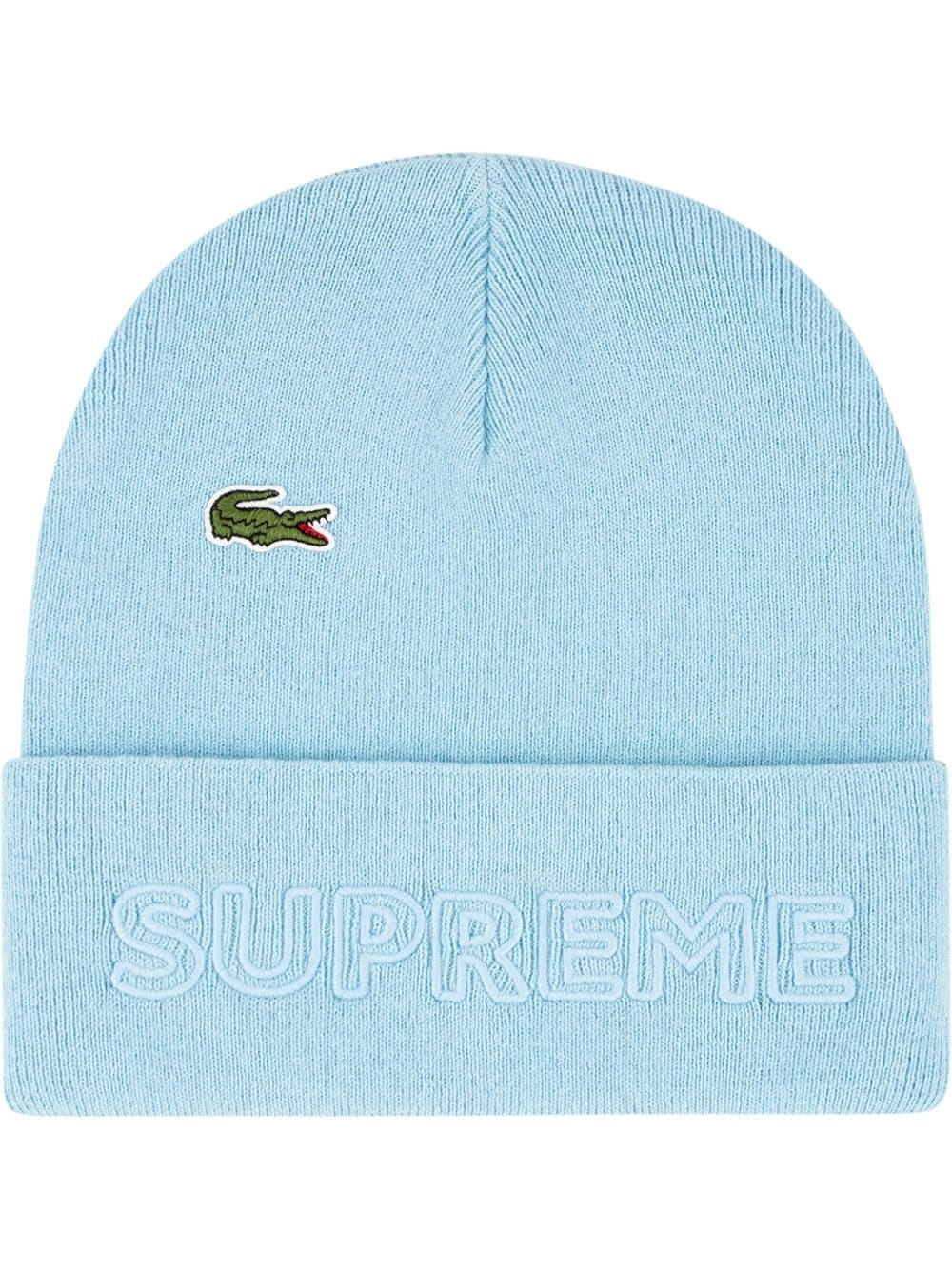 x Lacoste knitted beanie - 1