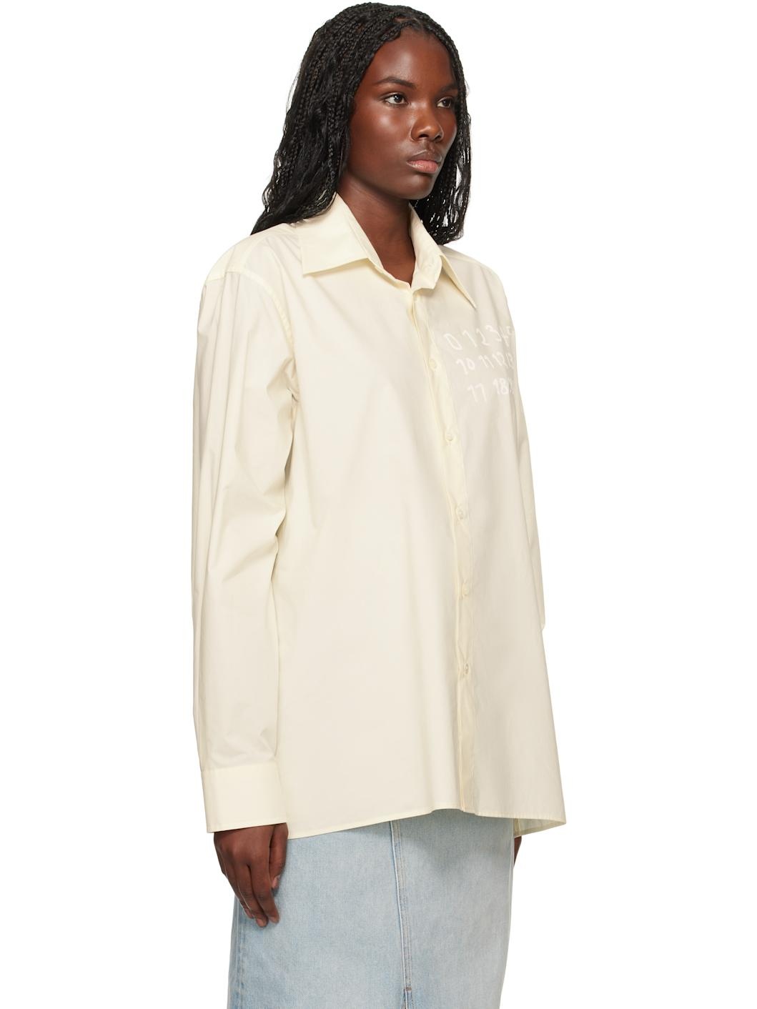 Off-White Poplin Shirt - 2