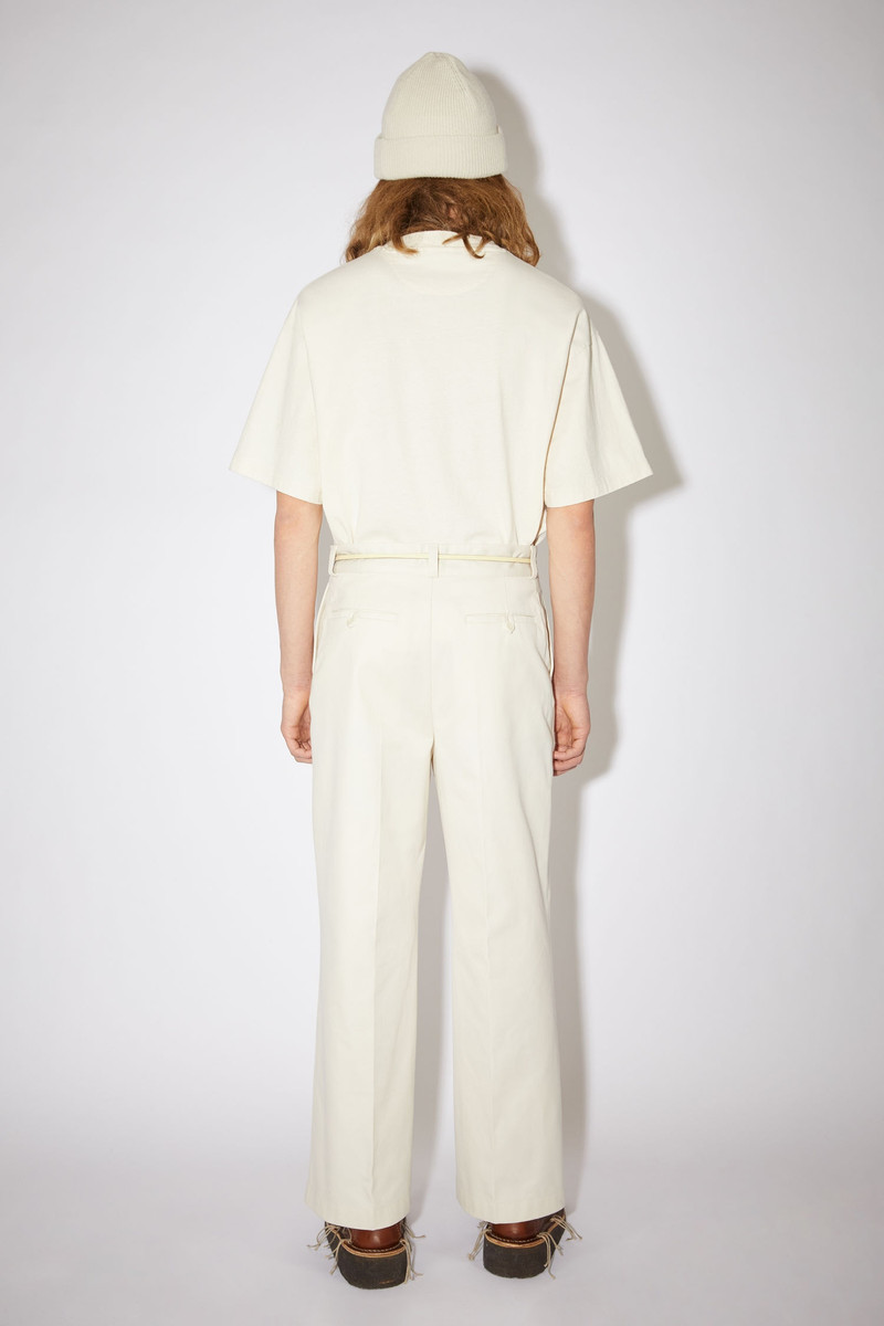 Heavy twill trousers - Ecru beige 3