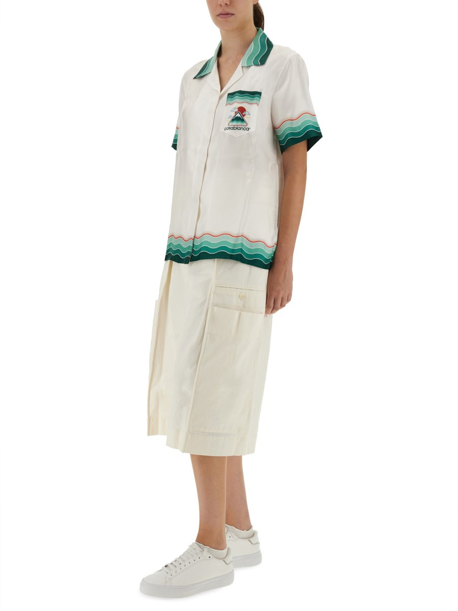 MONTAGNE ONDULÉE SILK SHIRT - 2