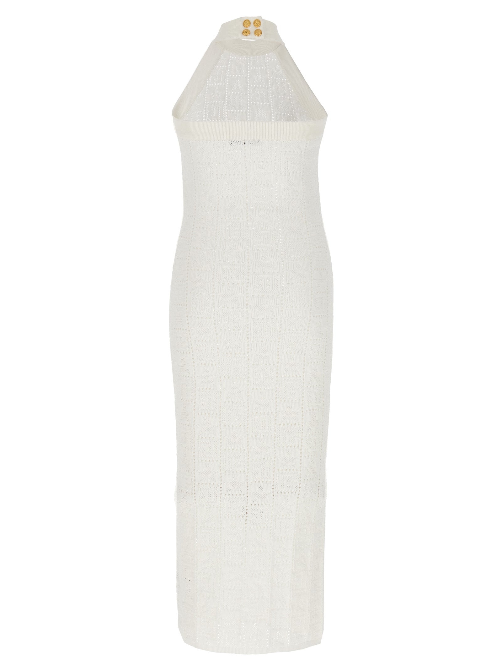 Balmain Monogrammed Knit Dress - 2