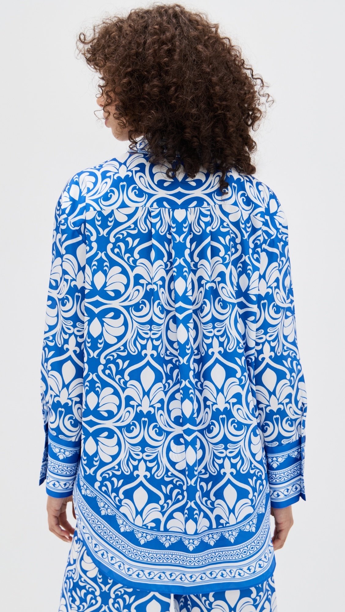 Kiva Oversized Pajama Shirt - 2