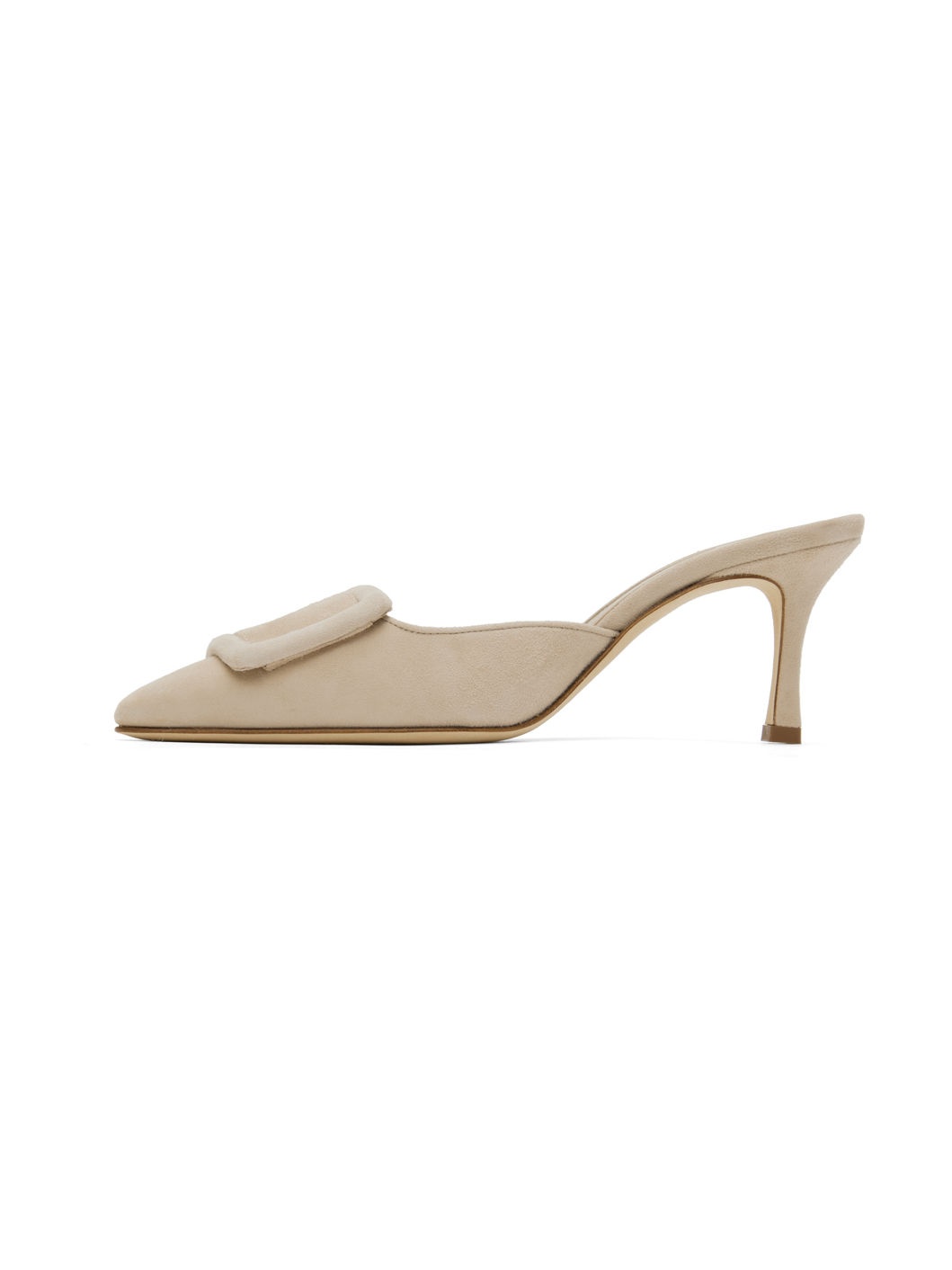 Beige Maysale Mules - 3