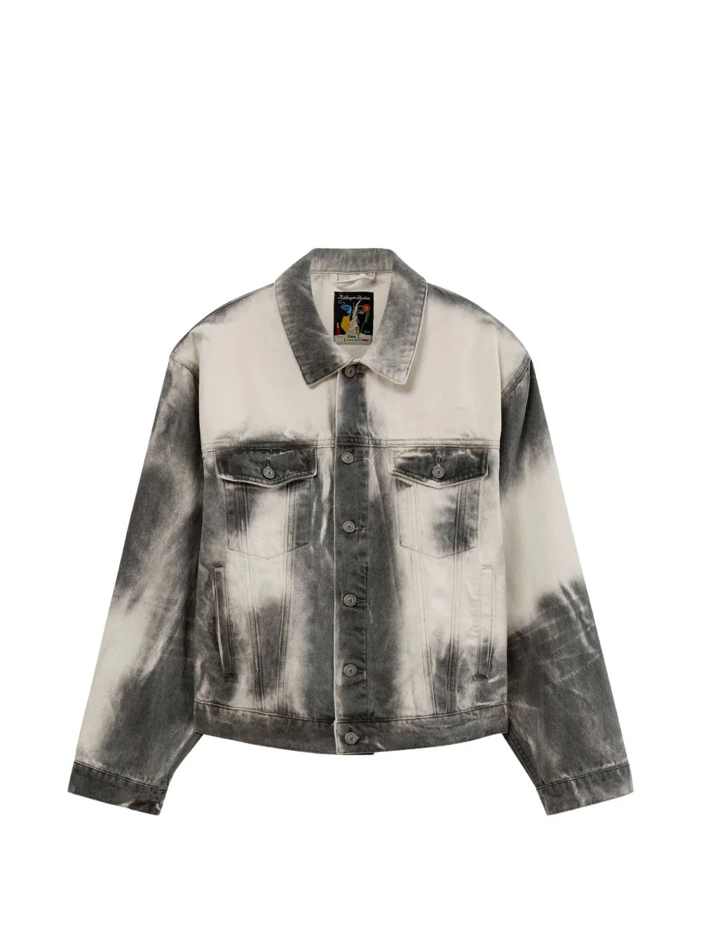 White Washed Doves denim jacket - 1