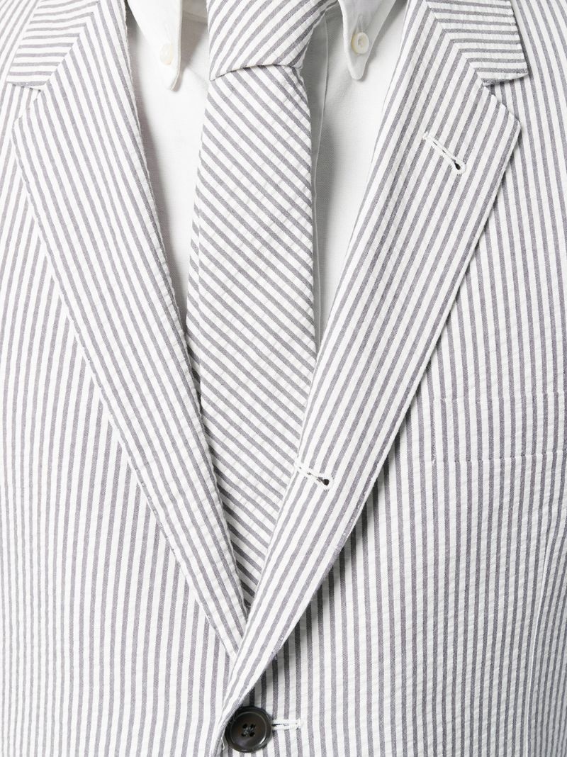Seersucker Suit With Tie - 5