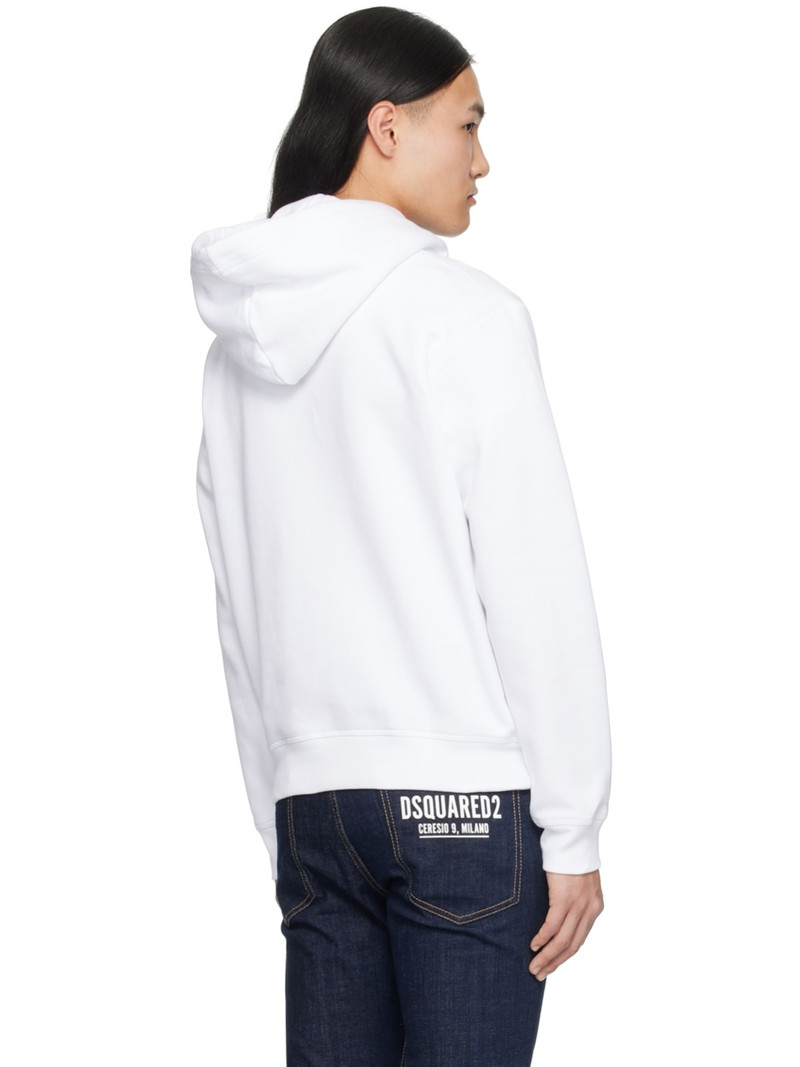 White Mini 'Icon' Hoodie 3