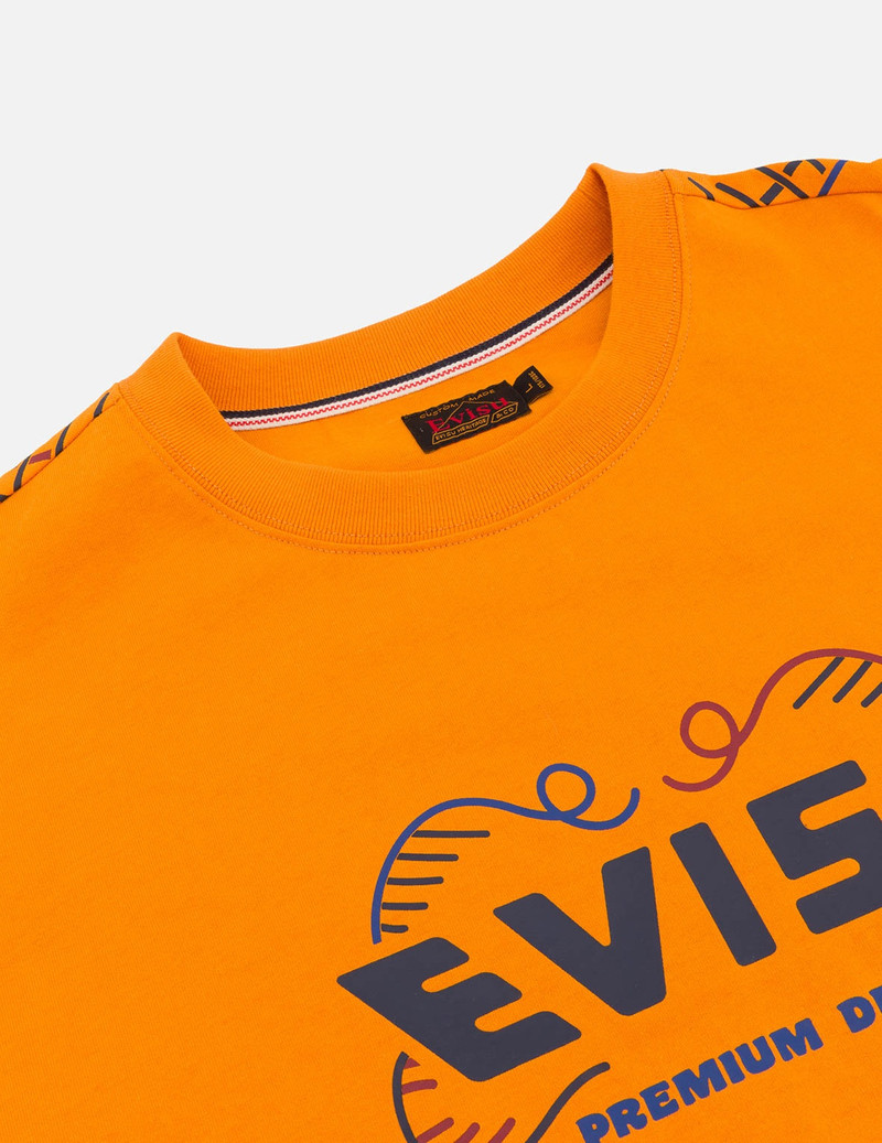 Daruma Print Loose Fit T-Shirt 7