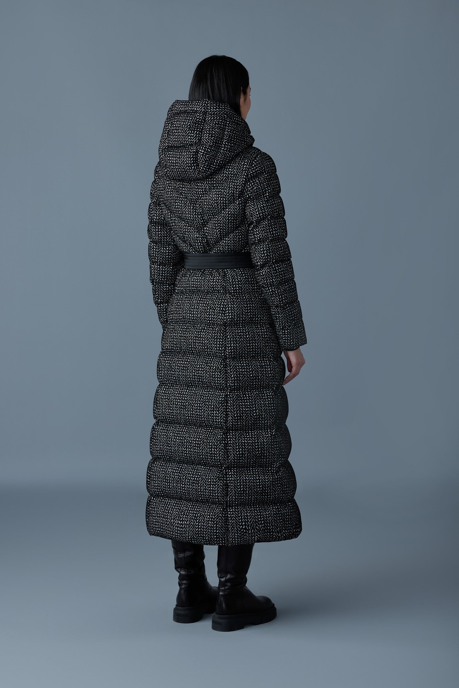 CALINA-FLP Flocked down maxi coat - 4