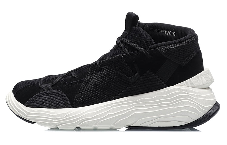 (WMNS) Li-Ning Kung Fu Winterized Sports Shoes 'Black White' AGBQ084-1 - 2