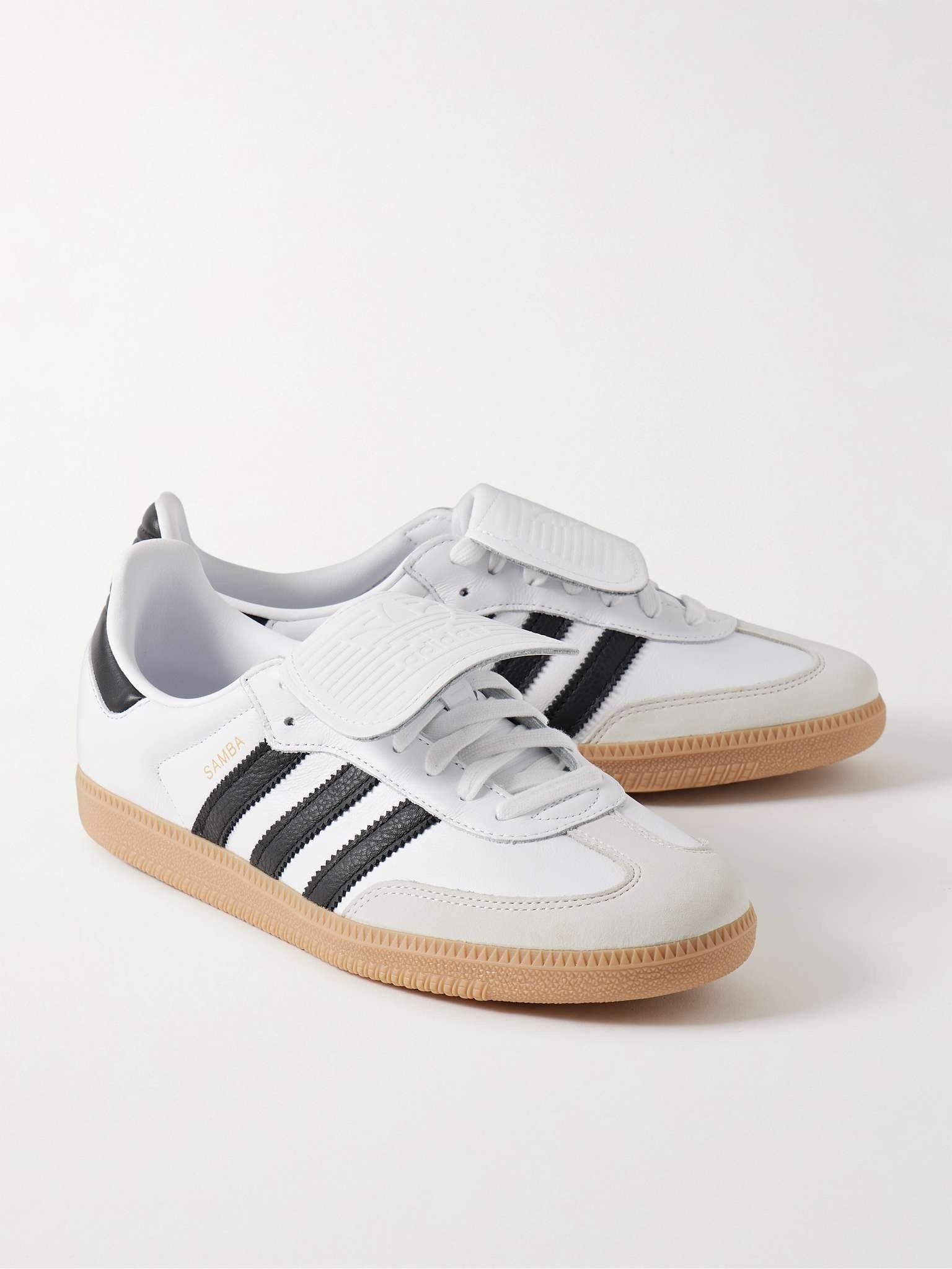 Samba LT Nubuck-Trimmed Leather Sneakers - 4