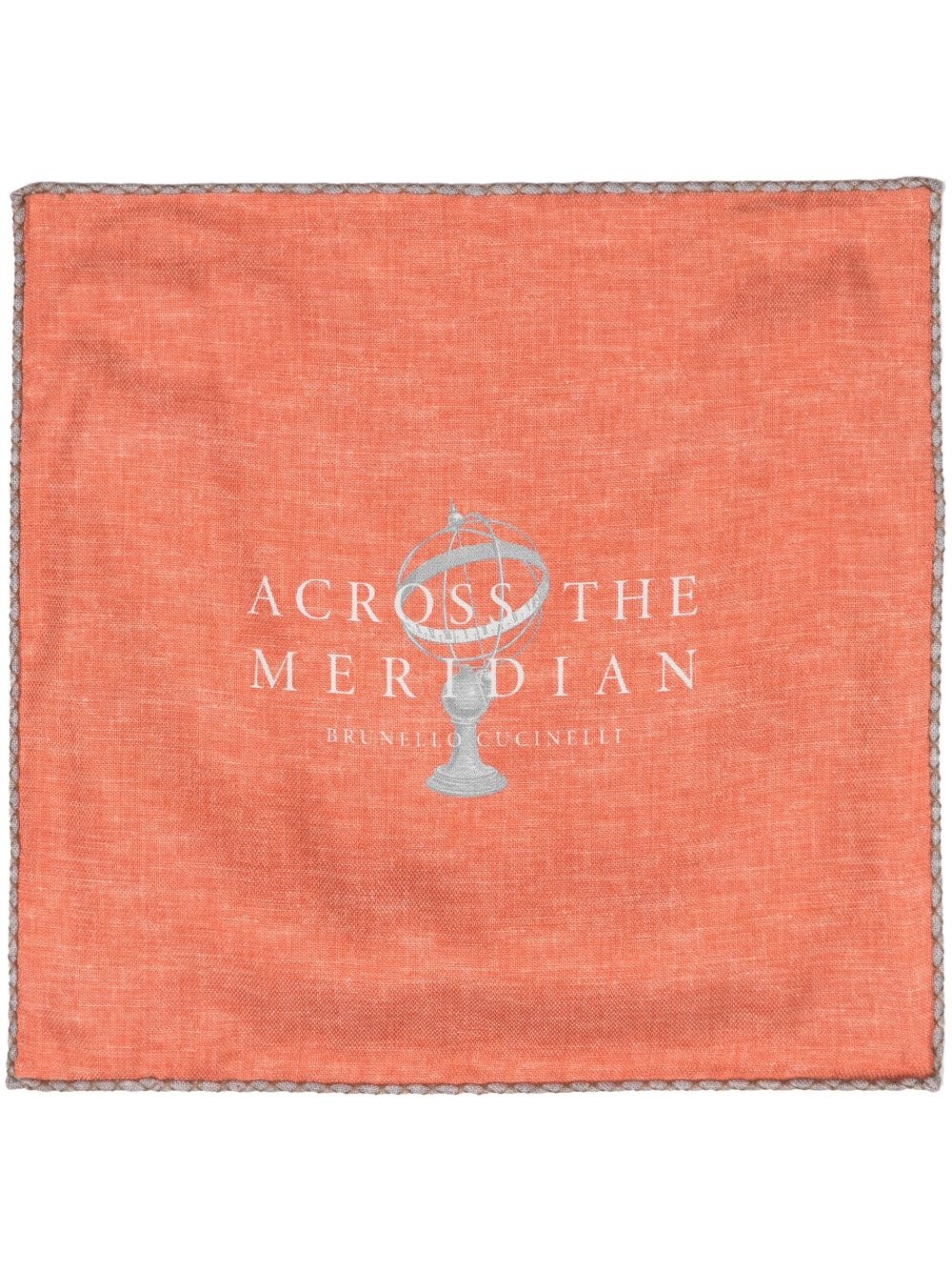 logo-print scarf - 1