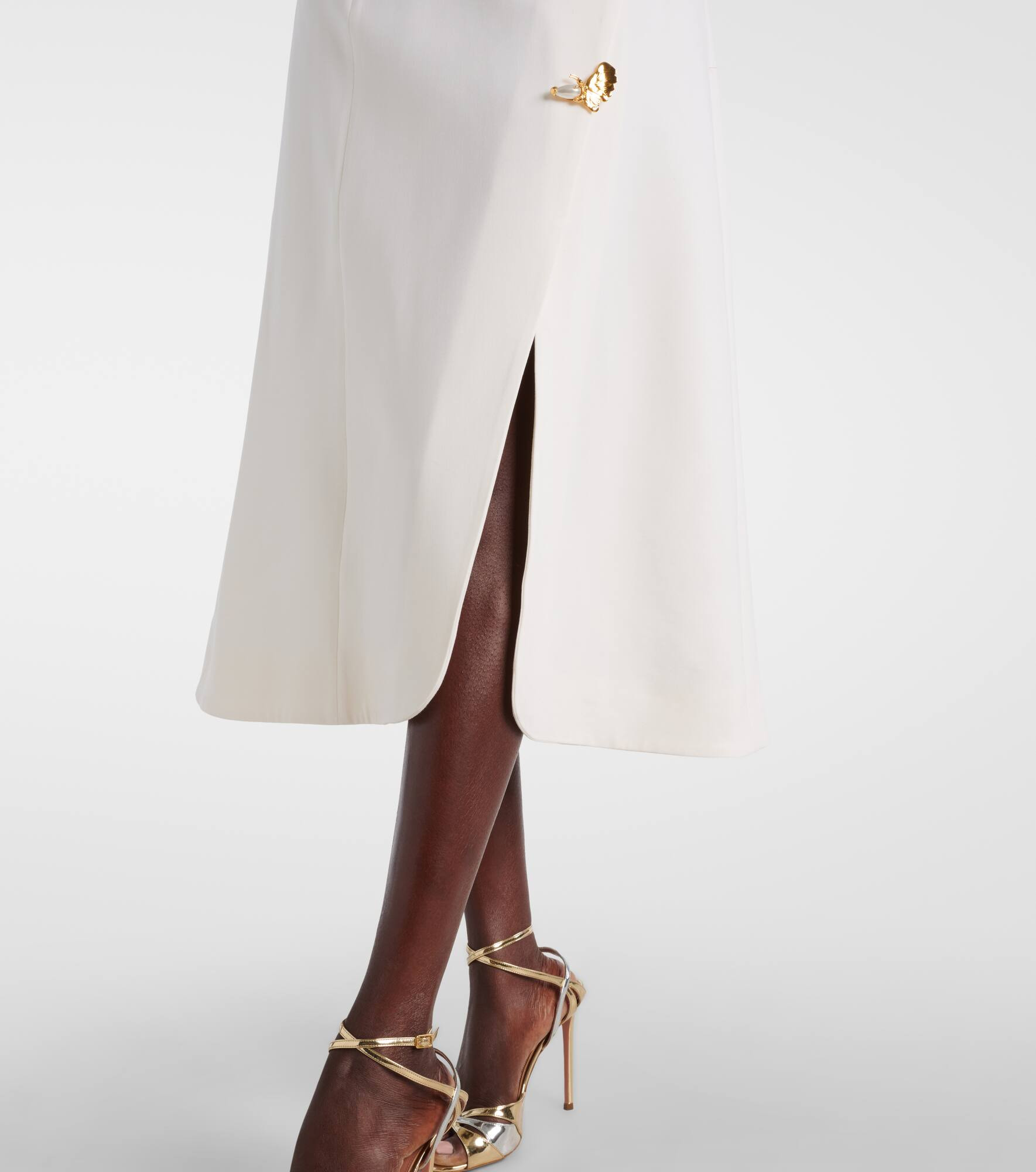 Embellished wool-blend cocktail dress - 6