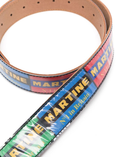 Martine Rose logo-print belt outlook