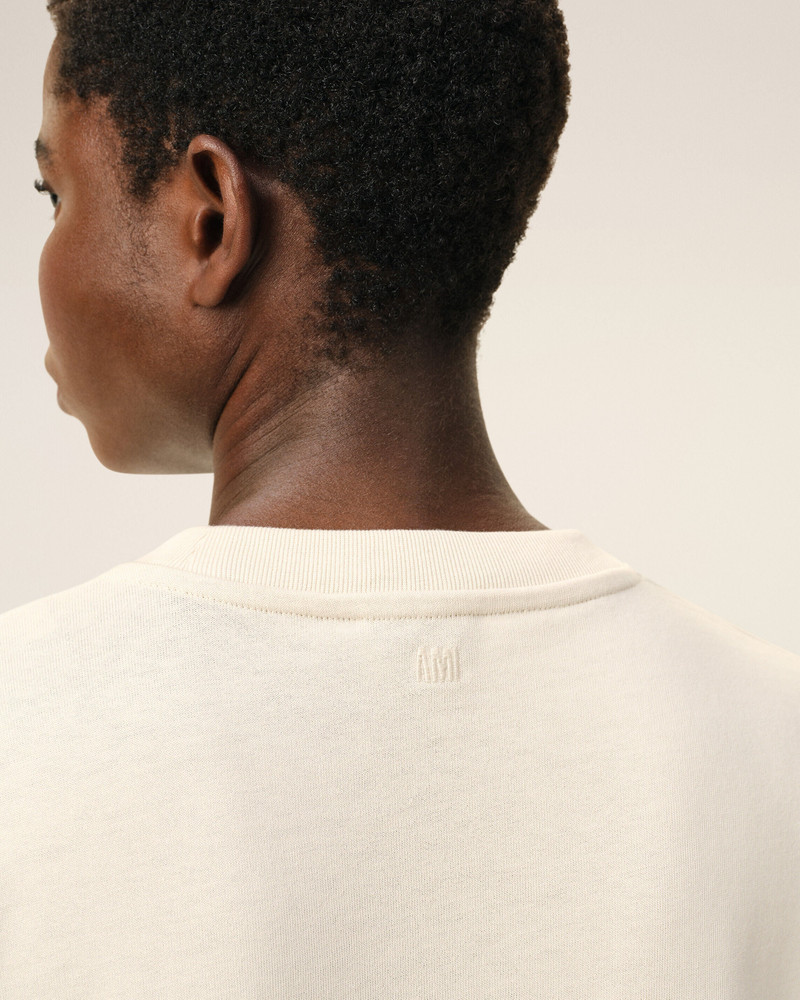 WHITE COTTON AMI DE COEUR T-SHIRT 4
