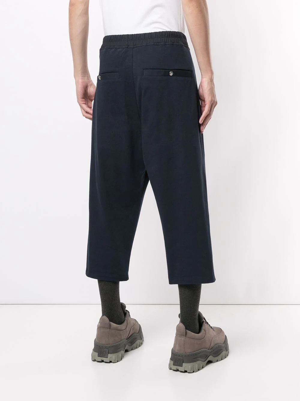 elasticated waist trousers - 4