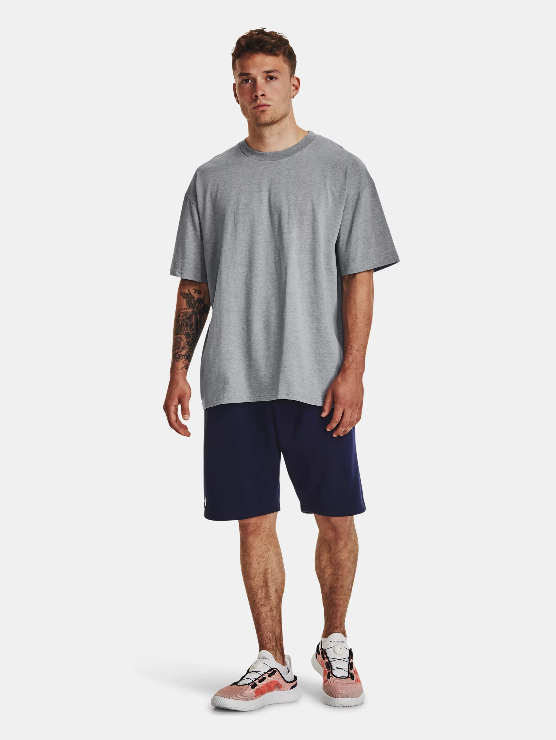 Men's UA Oversized Heavyweight Short Sleeve - 5