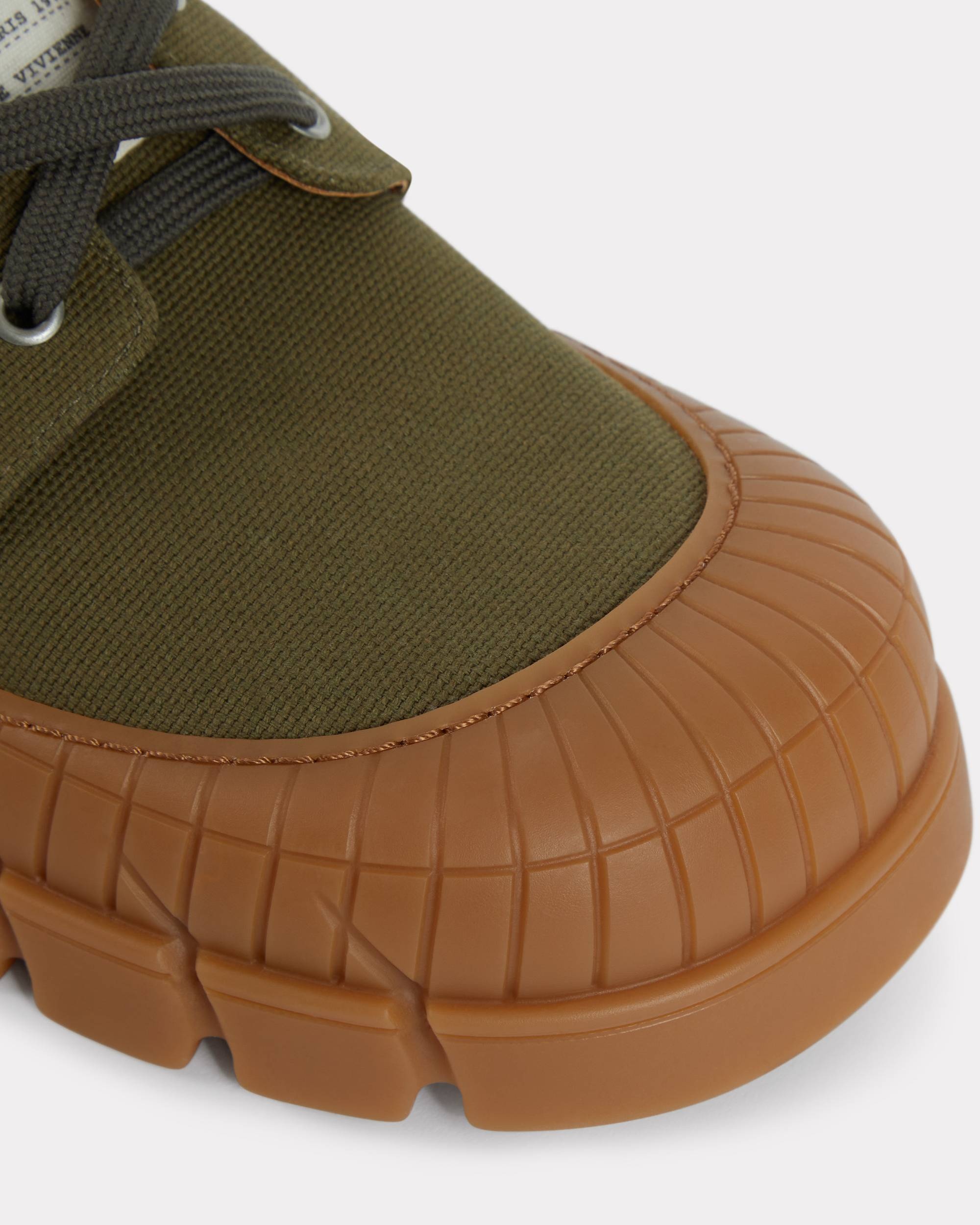 'KENZO-Gobi' boat shoes in canvas - 4