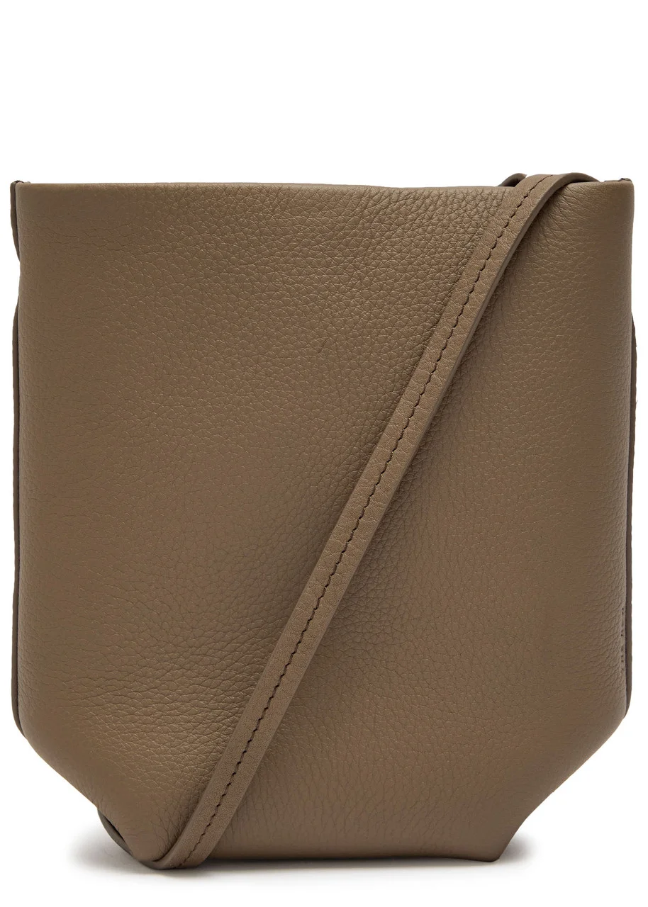 The Row Park Grained Leather Cross-body bag - 1