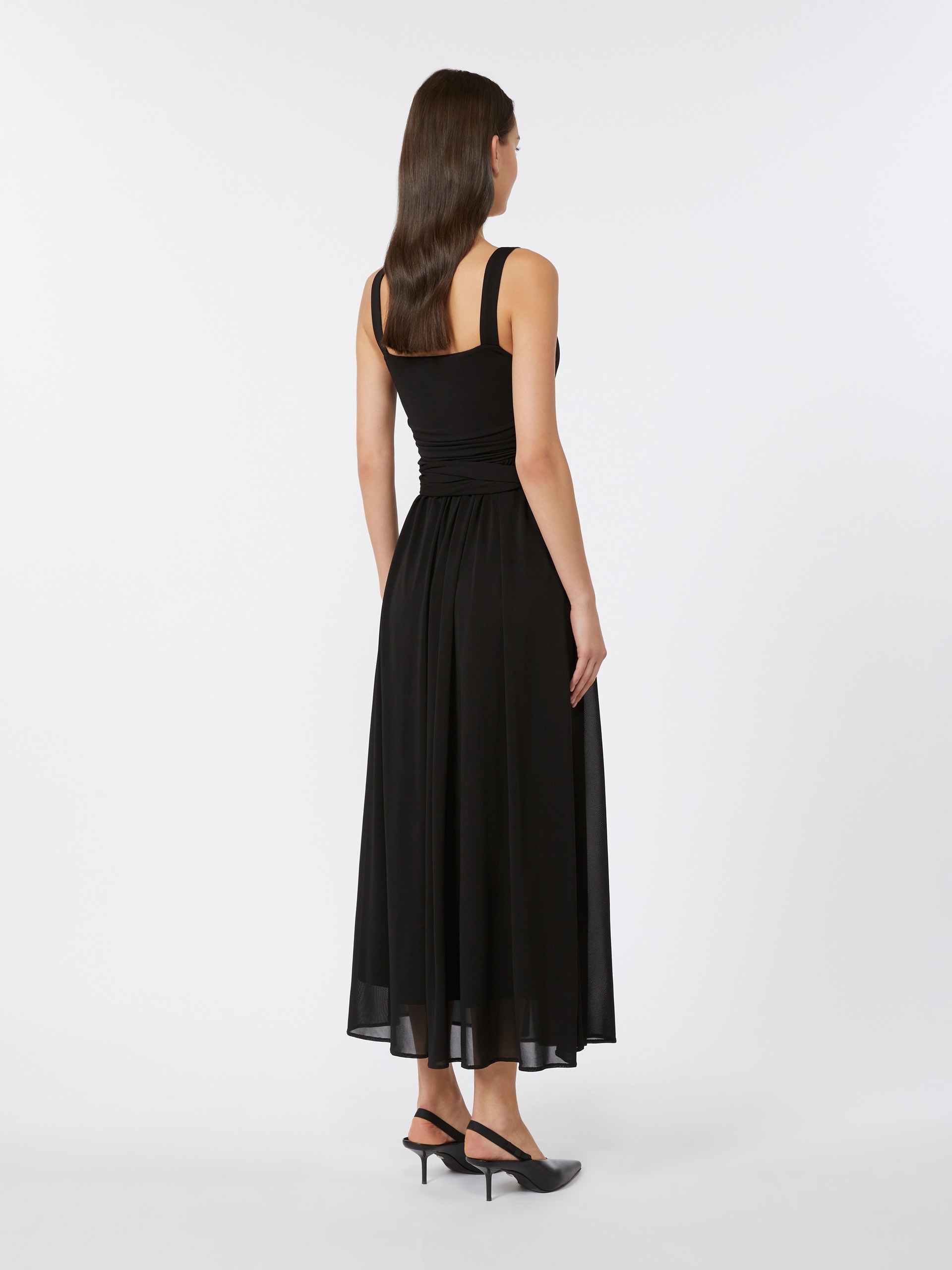 CURACAO Long viscose jersey dress - 4
