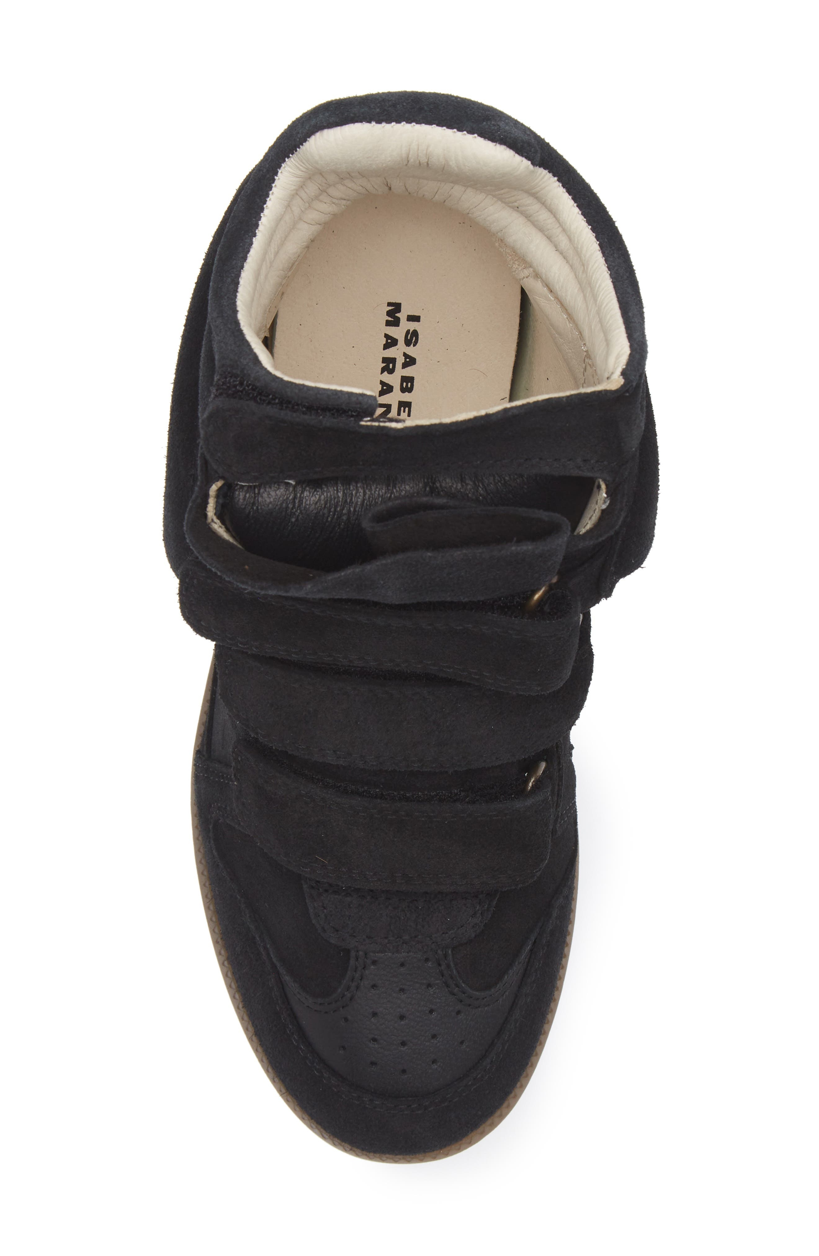 Isabel Marant Bekett Hidden Wedge High Top Sneaker in Black at Nordstrom - 5