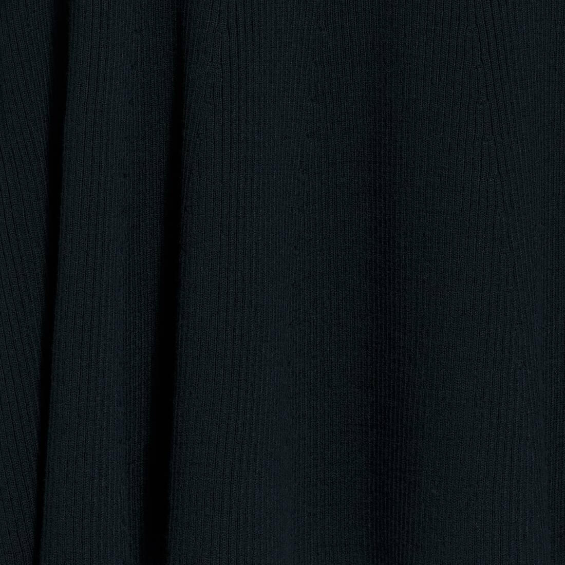 Women's Godet Skirt in Black - 7