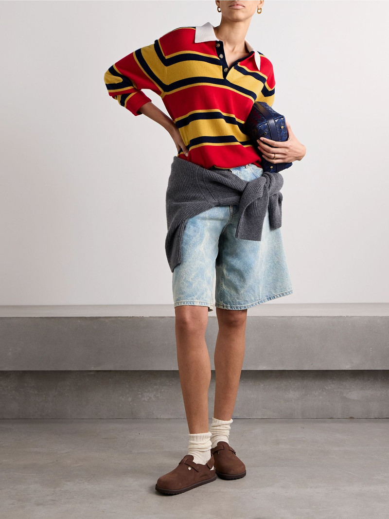 GUEST IN RESIDENCE Rugby striped cashmere sweater Multi outlook
