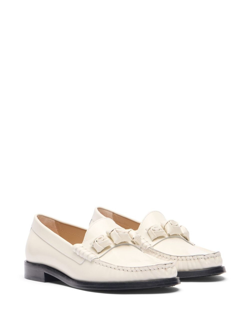 Stuart Weitzman leather loafers outlook