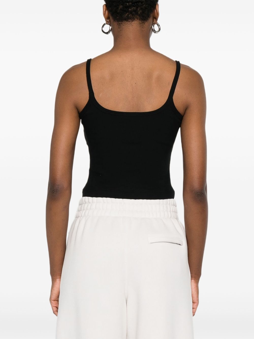 logo-embroidered top - 4