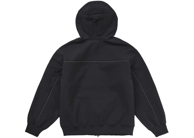 Supreme Supreme WINDSTOPPER Zip Up Hooded Sweatshirt (FW24) Black outlook