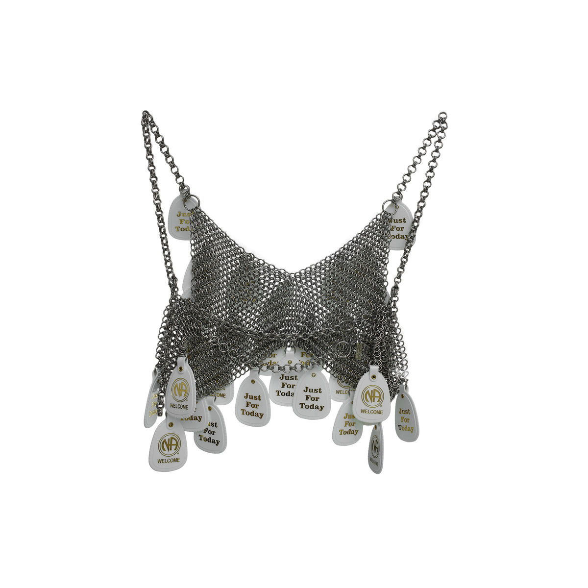 NA CHAIN BRA (SILVER) - 4