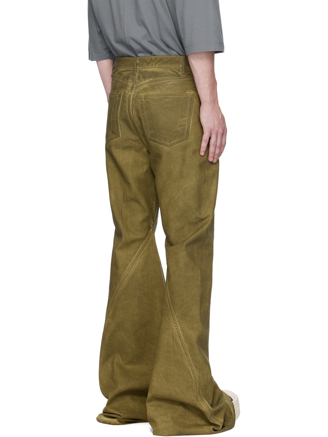 Khaki Porterville Bias Bootcut Jeans - 3