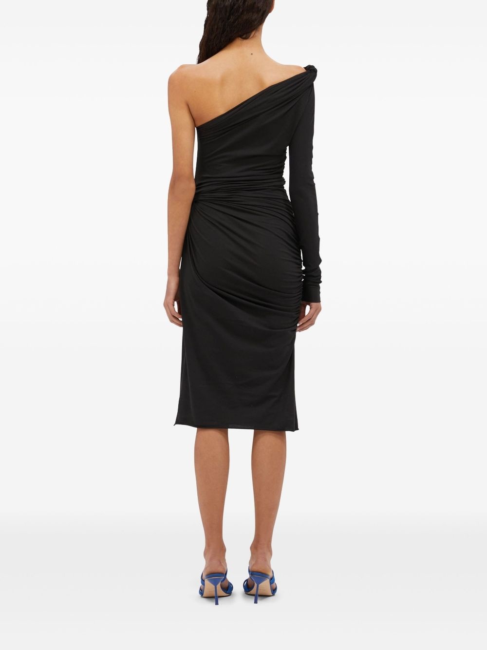 asymmetric midi dress - 4