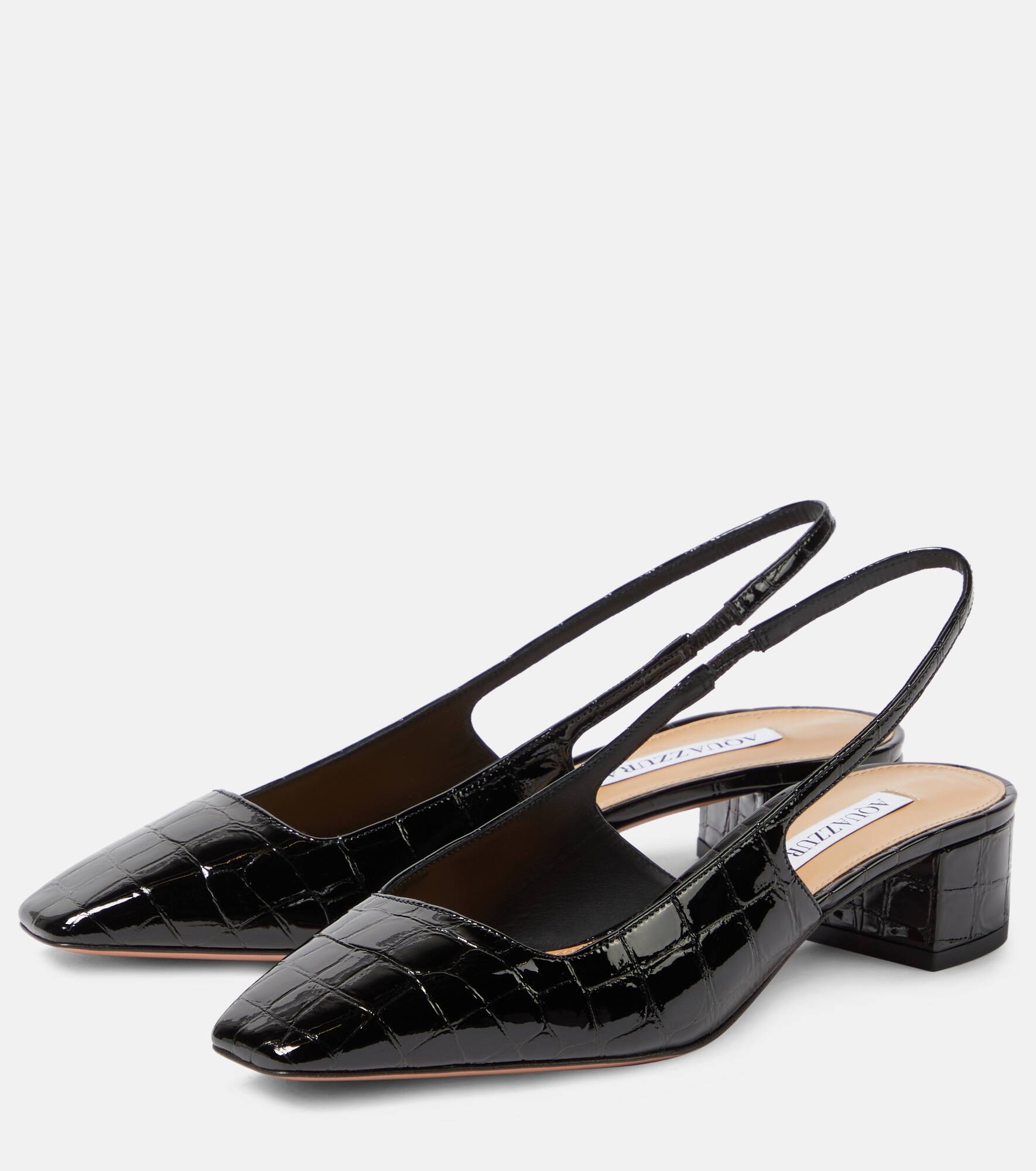 Ginza 35 patent leather slingback pumps - 5