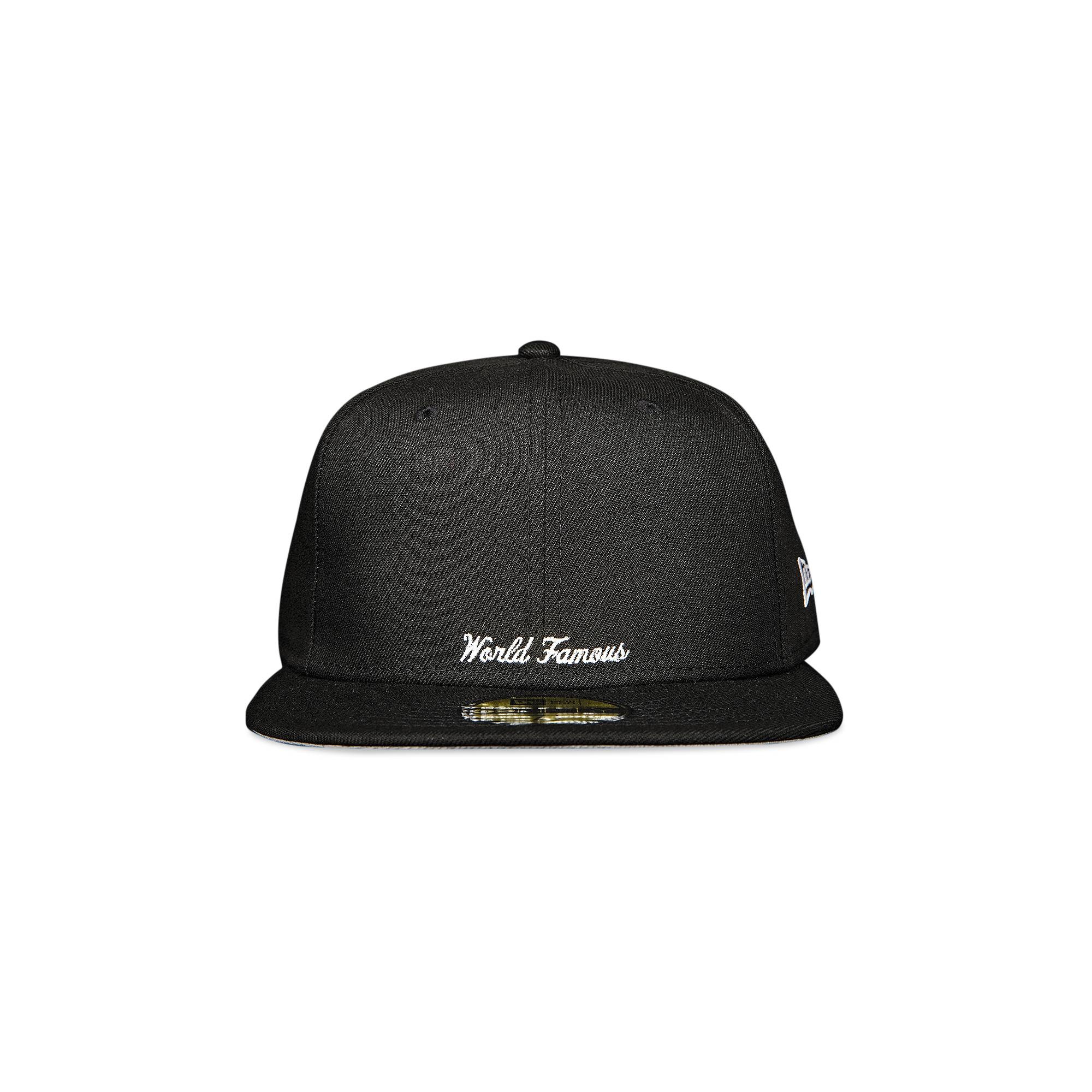 Supreme x New Era Reverse Box Logo Hat 'Black' - 1