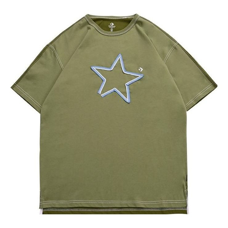 Converse One Star 로고 티 'Olive Green' 10025871-A03 - 1