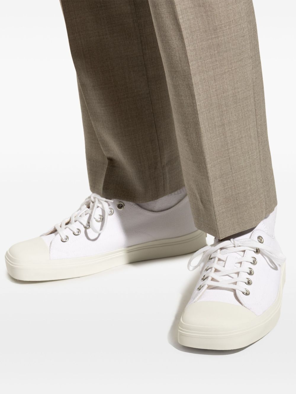 logo-patch sneakers - 5