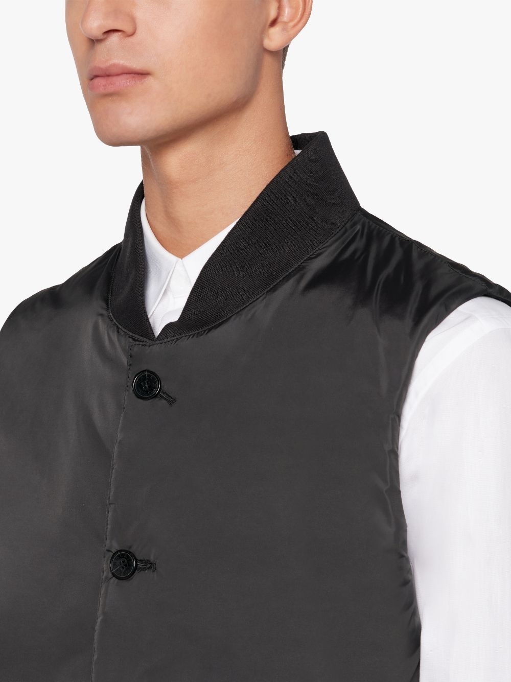 DUNDEE CHARCOAL NYLON LINER VEST | QC-107 - 4